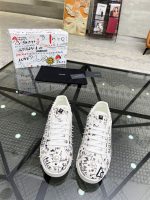 DOLCE & GABBANA CALFSKIN NAPPA PORTOFINO SNEAKERS WITH STUDS – DG019