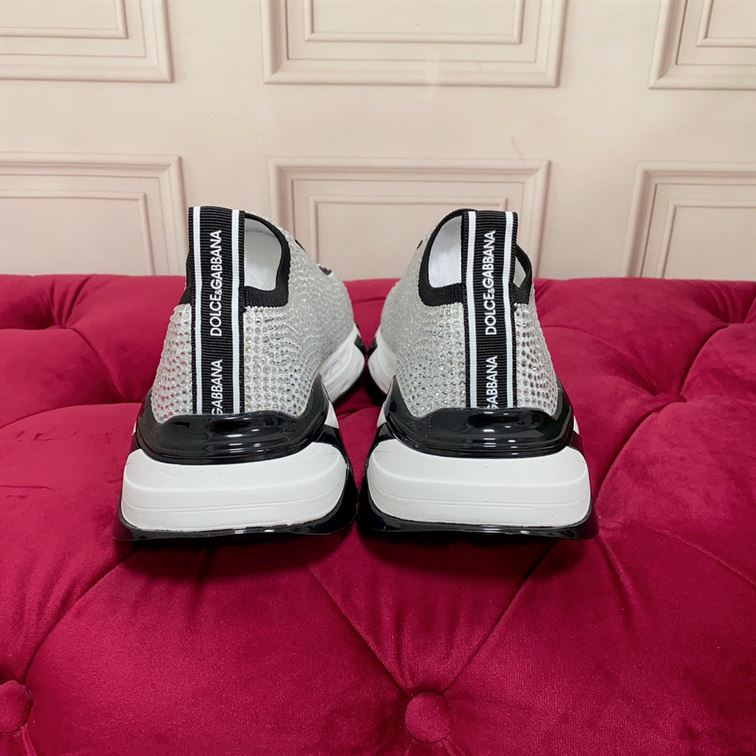 DOLCE & GABBANA FAST SNEAKERS WITH RHINESTONES – DG042