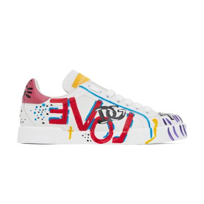 DOLCE & GABBANA LIMITED EDITION PORTOFINO GRAFFITI SNEAKERS – DG020