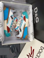 DOLCE & GABBANA MIXED-MATERIAL PORTOFINO SNEAKERS IN MULTICOLOR – DG037