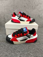 DOLCE & GABBANA MIXED-MATERIAL PORTOFINO SNEAKERS IN MULTICOLOR – DG039