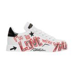 DOLCE & GABBANA PORTOFINO CUORE SNEAKERS MULTICOLOR – DG021