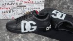 DOLCE & GABBANA PORTOFINO DG SNEAKERS IN BLACK – DG025