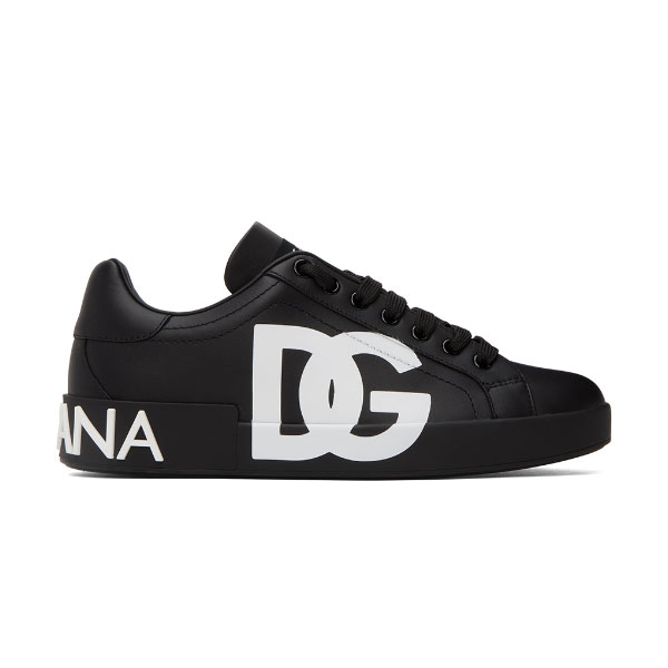 DOLCE & GABBANA PORTOFINO DG SNEAKERS IN BLACK – DG025