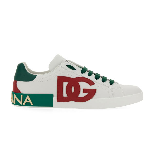 DOLCE & GABBANA PORTOFINO LEATHER SNEAKER – DG040