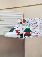 DOLCE & GABBANA PORTOFINO LEATHER SNEAKER – DG040