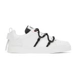 DOLCE & GABBANA PORTOFINO SNEAKER IN CALFSKIN AND PATENT LEATHER – DG031