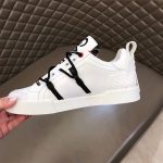 DOLCE & GABBANA PORTOFINO SNEAKER IN CALFSKIN AND PATENT LEATHER – DG031