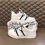 DOLCE & GABBANA PORTOFINO SNEAKER IN CALFSKIN AND PATENT LEATHER – DG031