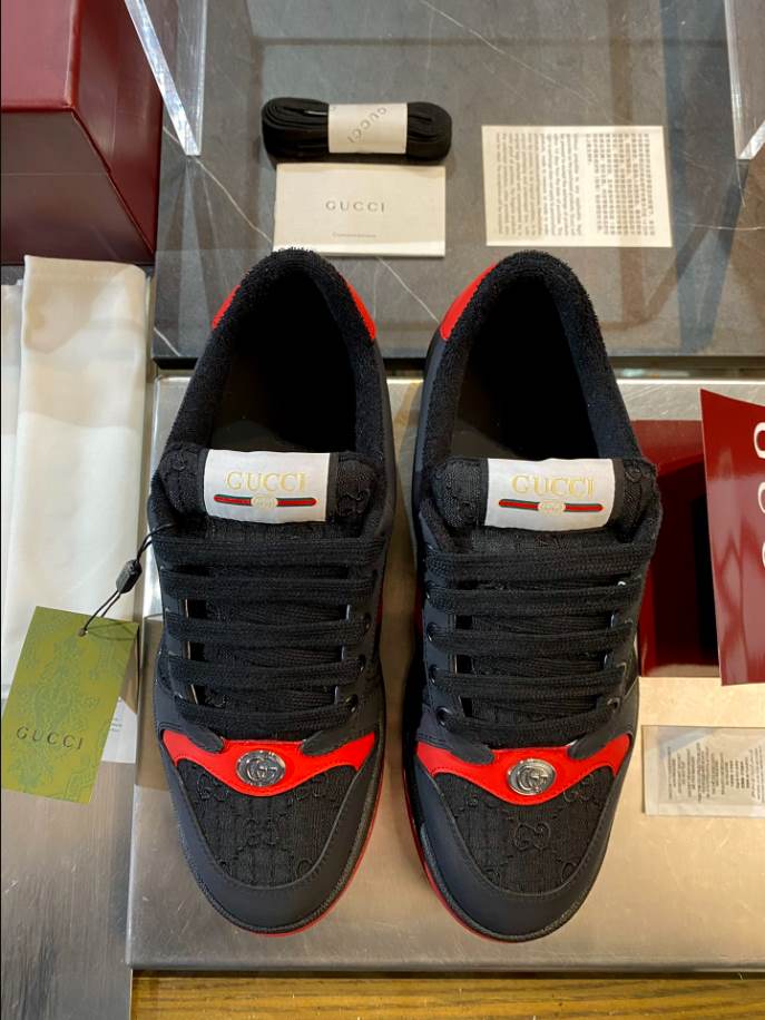 Gucci Black Red Web Classic Sneakers – GCC180