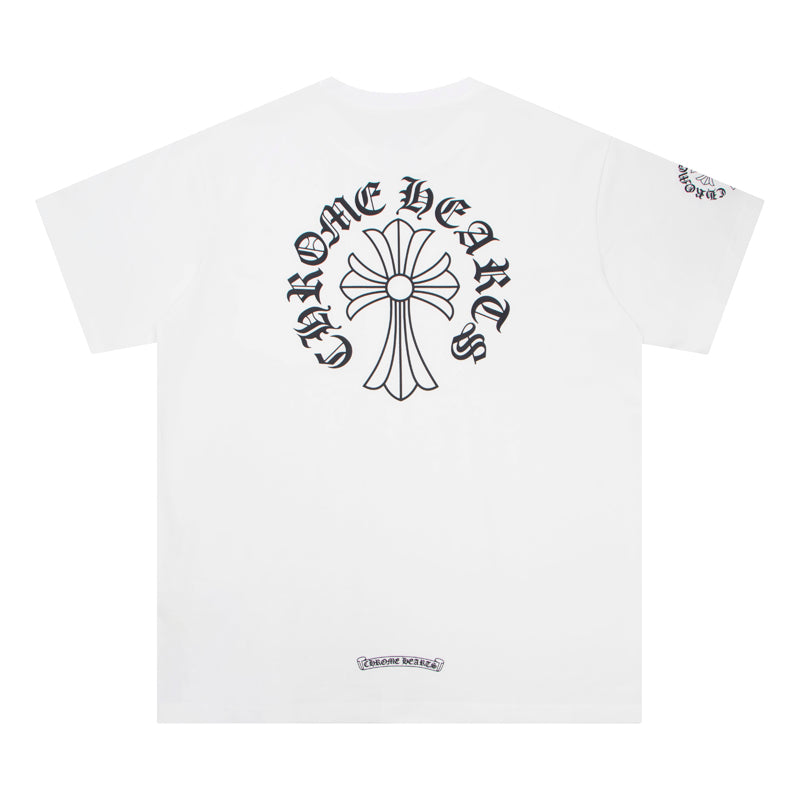 CHROME HEARTS BLACK WHITE T-SHIRT-1