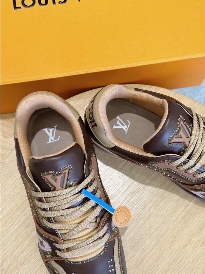 Louis Vuitton LV Trainer Marron Brown Sneaker – LVS207