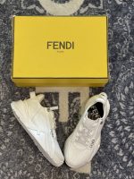 FENDI FLOW WHITE CAIMAN LOW TOPS – FDS012