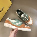 FENDI MATCH AMARANTH SUEDE LOW-TOPS SNEAKERES – FDS002