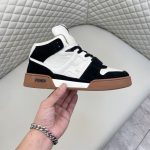 FENDI MATCH BLACK LEATHER HIGH TOPS – FDS016