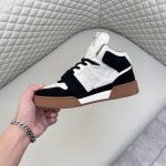 FENDI MATCH BLACK LEATHER HIGH TOPS – FDS016