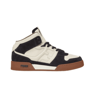 FENDI MATCH BLACK LEATHER HIGH TOPS – FDS016
