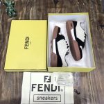 FENDI MATCH LOW-TOP SNEAKERS IN BLACK SUEDE – FDS005