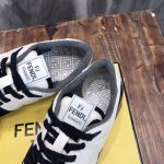 FENDI MATCH LOW-TOP SNEAKERS IN BLACK SUEDE – FDS005