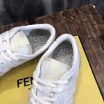 FENDI MATCH LOW-TOP SNEAKERS IN WHITE SUEDE – FDS004