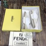 FENDI MATCH LOW-TOP SNEAKERS IN WHITE SUEDE – FDS004