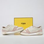 FENDI MATCH LOW TOPS IN PINK SUEDE – FDS014