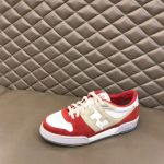 FENDI MATCH RED LEATHER LOW-TOPS SNEAKERS – FDS001