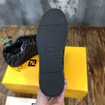 FENDI SNEAKERS GREY TECH FABRIC LOW TOP – FDS008