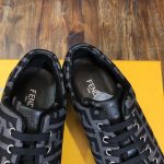 FENDI SNEAKERS GREY TECH FABRIC LOW TOP – FDS008
