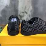 FENDI SNEAKERS GREY TECH FABRIC LOW TOP – FDS008