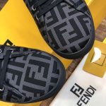 FENDI SNEAKERS GREY TECH FABRIC LOW TOP – FDS008