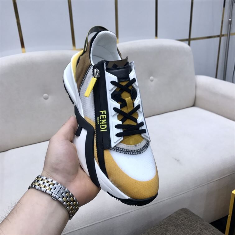 FENDY FLOW MULTICOLOUR NYLON LOW-TOP – FDS009