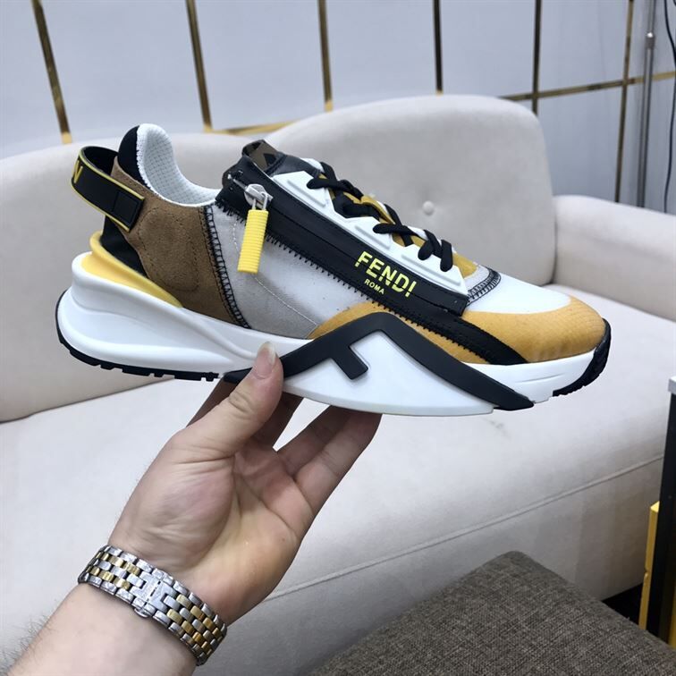 FENDY FLOW MULTICOLOUR NYLON LOW-TOP – FDS009