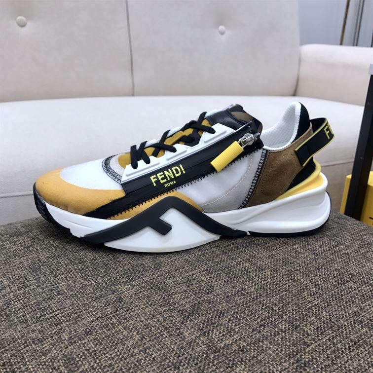 FENDY FLOW MULTICOLOUR NYLON LOW-TOP – FDS009