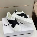 GIVENCHY CITY SPORT SNEAKERS IN LEATHER WITH DOUBLE WEBBING STRAP – GVC008