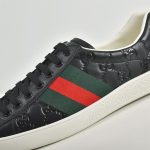 GUCCI ACE SIGNATURE SNEAKER BLACK – GCC028