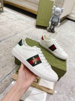 GUCCI ACE SNEAKER WHITE LEATHER WITH BEE – GCC087