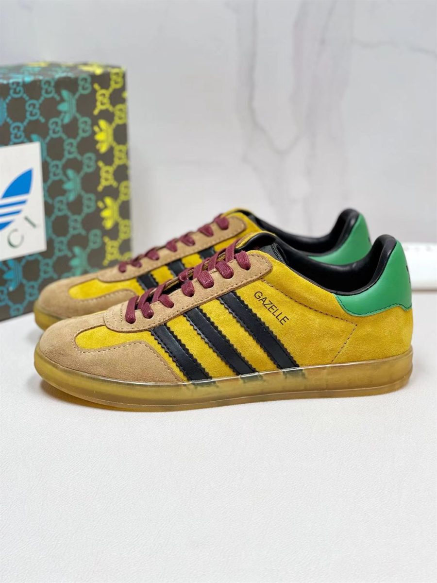 GUCCI ADIDAS GAZELLE ‘YELLOW VELVET GREEN’ – GCC121
