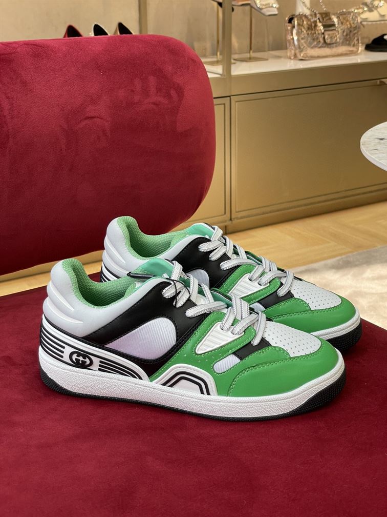 GUCCI BASKET SNEAKER IN GREEN DEMETRA – GCC109