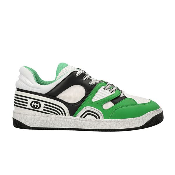 GUCCI BASKET SNEAKER IN GREEN DEMETRA – GCC109