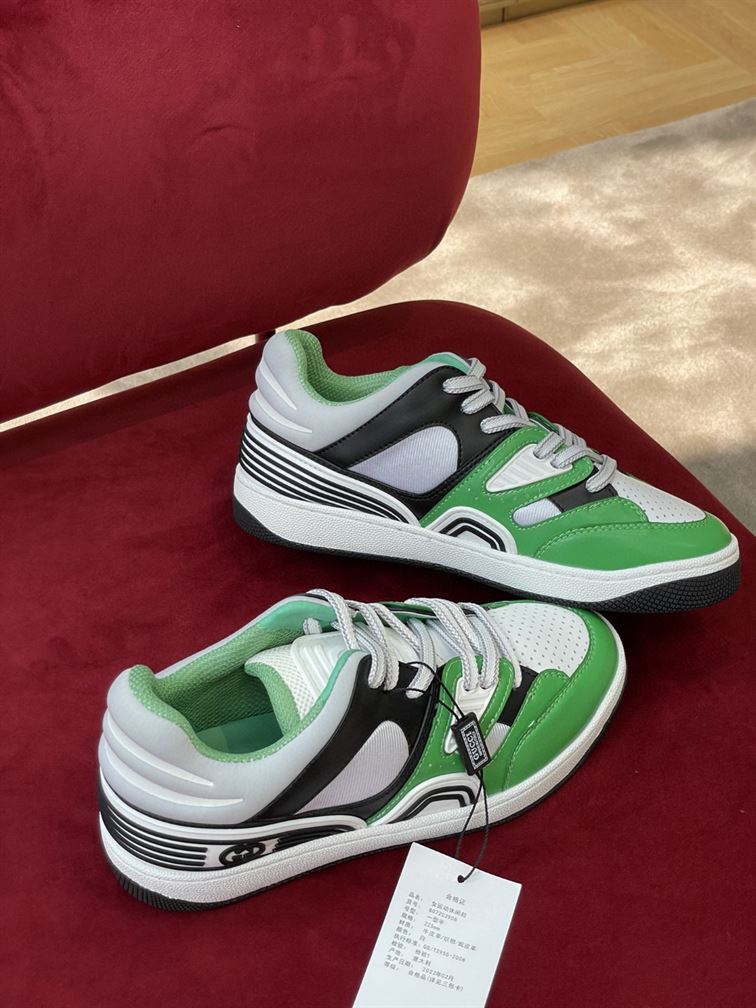 GUCCI BASKET SNEAKER IN GREEN DEMETRA – GCC109