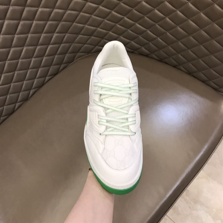 GUCCI BASKET SNEAKERS IN WHITE AND GREEN – GCC032