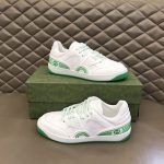 GUCCI BASKET SNEAKERS IN WHITE AND GREEN – GCC032