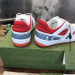 GUCCI BASKET SNEAKERS IN WHITE AND RED – GCC031