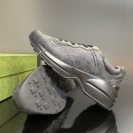 GUCCI BLACK RHYTHON MONOGRAM-PRINT CANVAS LOW-TOP SNEAKERS – GCC102