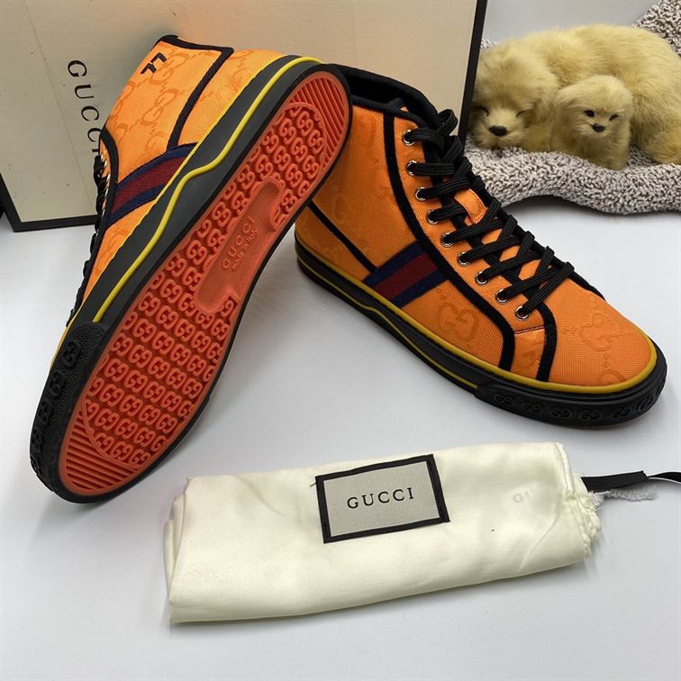 GUCCI OFF THE GRID HIGH TOP ORANGE – GCC049