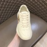 GUCCI RHYTON LOGO PRINT LOW TOP LEATHER TRAINERS – GCC009