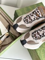 GUCCI RUN SNEAKER LIGHT GREY SUEDE – GCC115