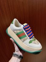 GUCCI SCREENER GG TRAINERS GREEN MONOGRAM – GCC143