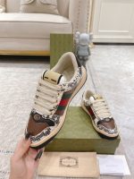 GUCCI SCREENER PYTHON-EMBOSSED LEATHER SNEAKER – GCC108